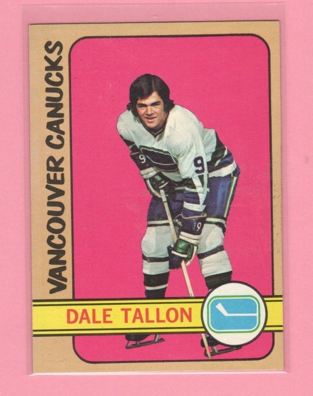 1972-73 Topps NHL Dale Tallon #15 Vancouver Canucks - See Pics (1)