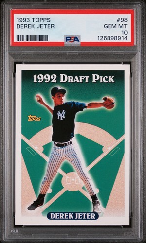 1993 TOPPS #98 DEREK JETER ROOKIE RC PSA 10
