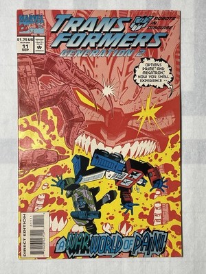 Transformers Generation 2 #11 Marvel 1994 Robots In Disguise Rare Low Print Run