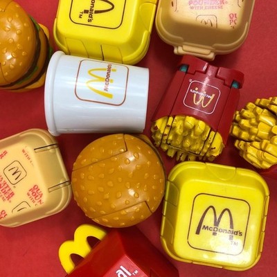 Vintage McDonalds Happy Meal Transformers Changeables McDino Figuren Set WÄHLEN!