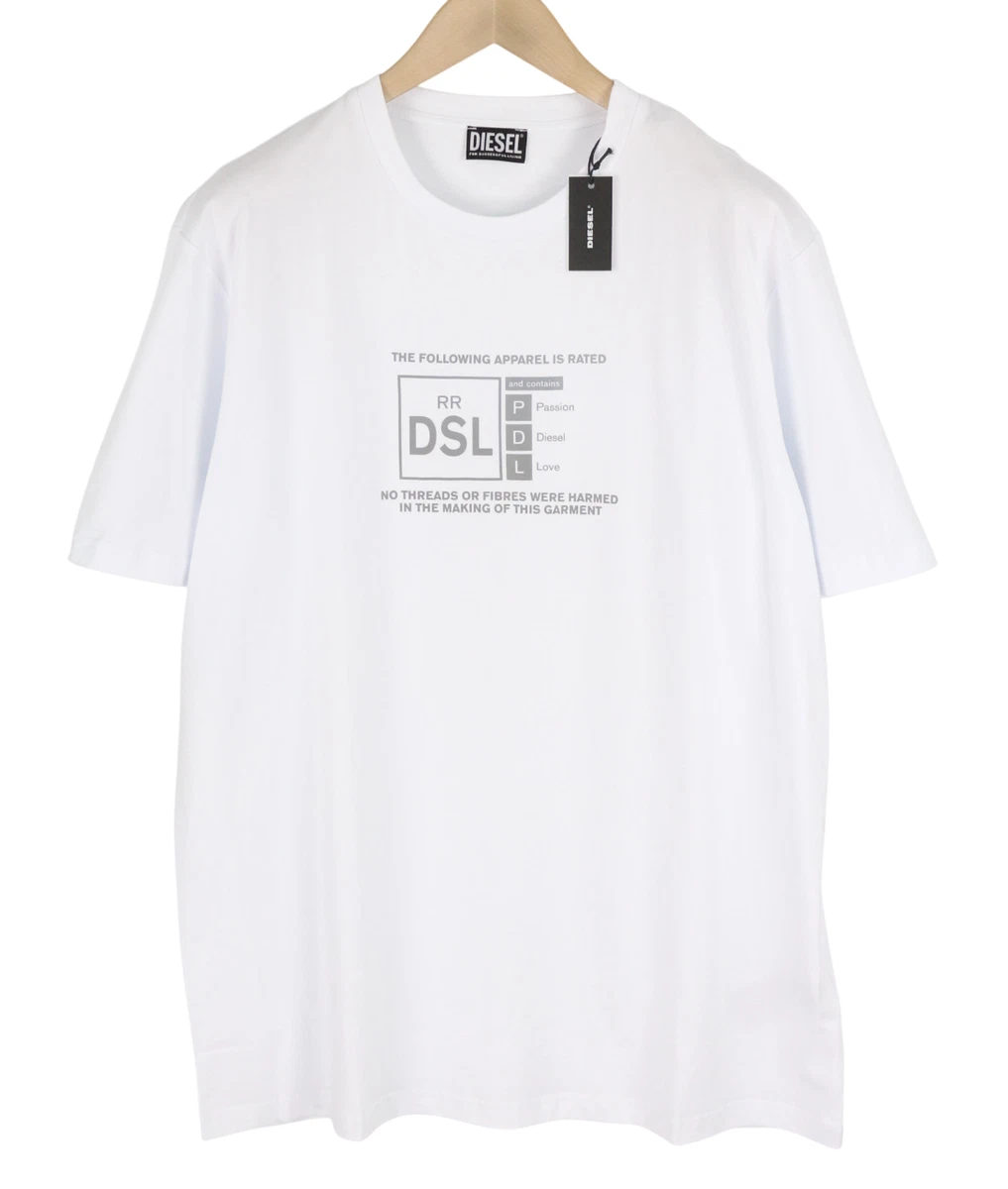 T-shirt Uomo Diesel T Joe MW – Cotone Blu, Manica Corta, Girocollo, Made In Bulgaria