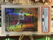 2023 Panini Select - Field Level Ja'Marr Chase #320 Gold Dragon Scale Prizm /10