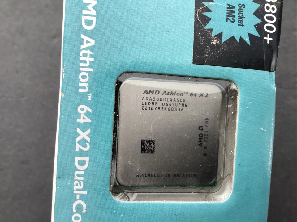 NOS NEW AMD ATHLON 64X2 Dual-Core Processor ADA3800CU Z216793K60336 Free Ship - Image 3 of 4