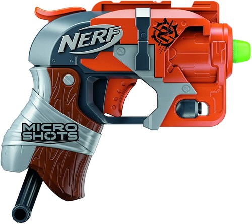 Nerf Micro Shots Series 1 Zombie Strike Hammershot Blaster in Orange Darts In TF - Picture 3 of 3