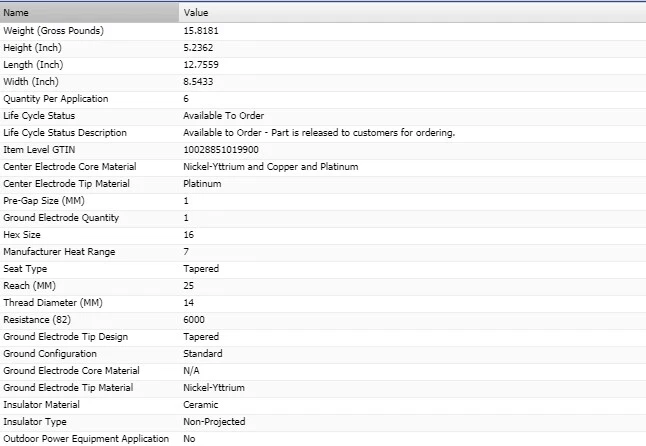 6 bujías Bosch Platinum para Chevrolet Impala Limited 2014-2016 V6-3,6 L Foto 3 de 4