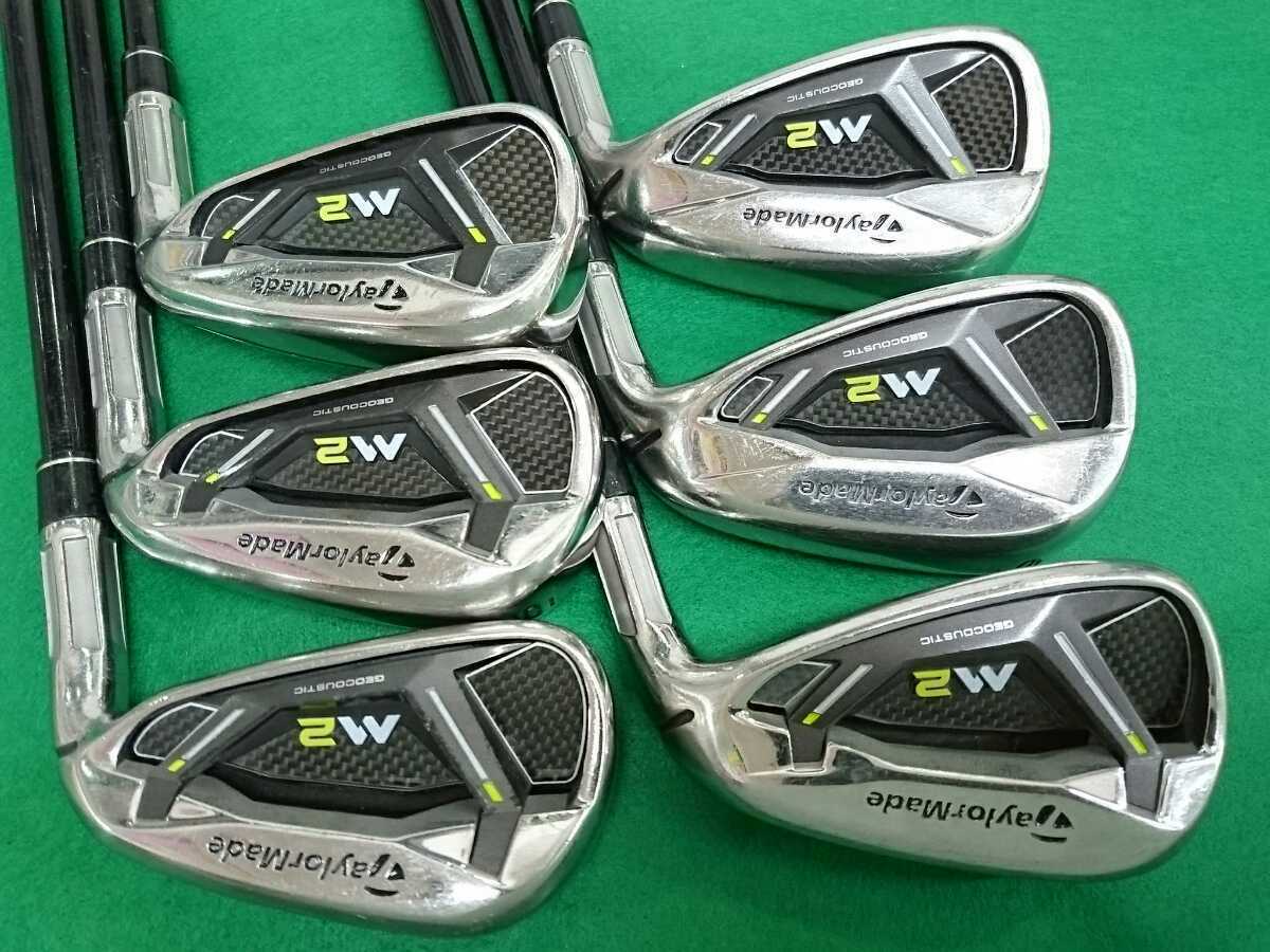 Golf Iron Set TaylorMade M2 2017 TM7-217 (S) 6pcs 5-P JAPAN Golf Iron Set TaylorMade M2 2017 TM7-217 (S) 6pcs 5-P JAPAN