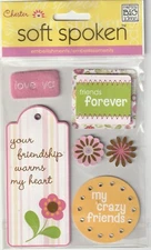 MAMBI Soft Spoken by Chester 3D stickers FRIENDSHIP Theme 93359 Fast FREE Ship!