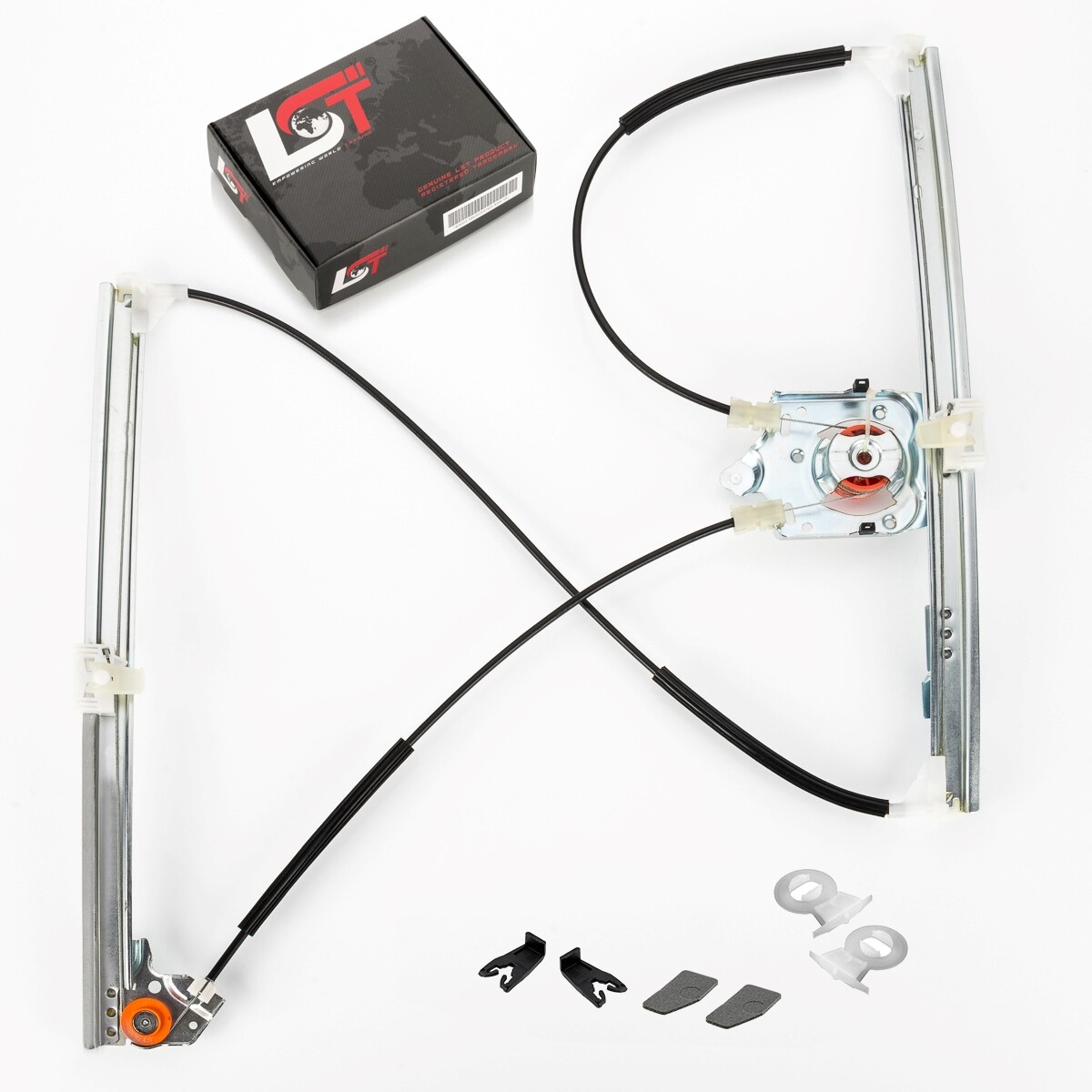 Electric Window Regulator With Holder Clips Front Left For Renault Laguna 2 II
