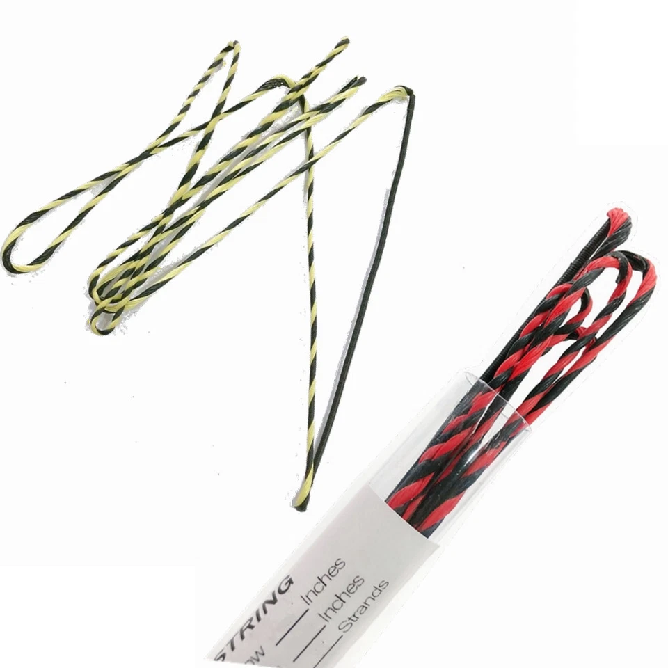 Archery Actual 54/58/62in Handmade Flemish Twist Strings Recurve Bow Replacement - Image 3 of 4