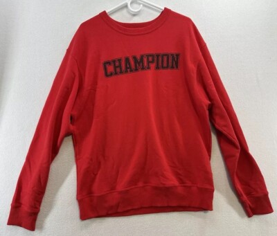 Champion Men’s Large Red Sweatshirt Pullover