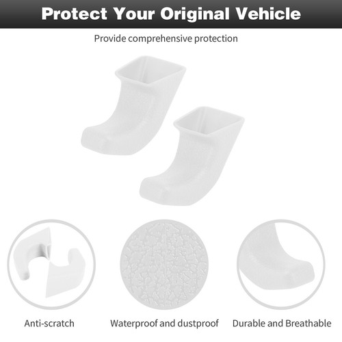 2pc Bumper Tow Hook Protector Tow Hook Rubber Covers For Jeep Wrangler JK JL JT - Picture 57 of 66