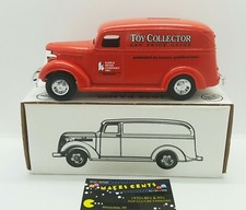 Ertl, Diecast Metal, 1938 Chevy Panel Truck Bank, Toy Collector And Price Guide