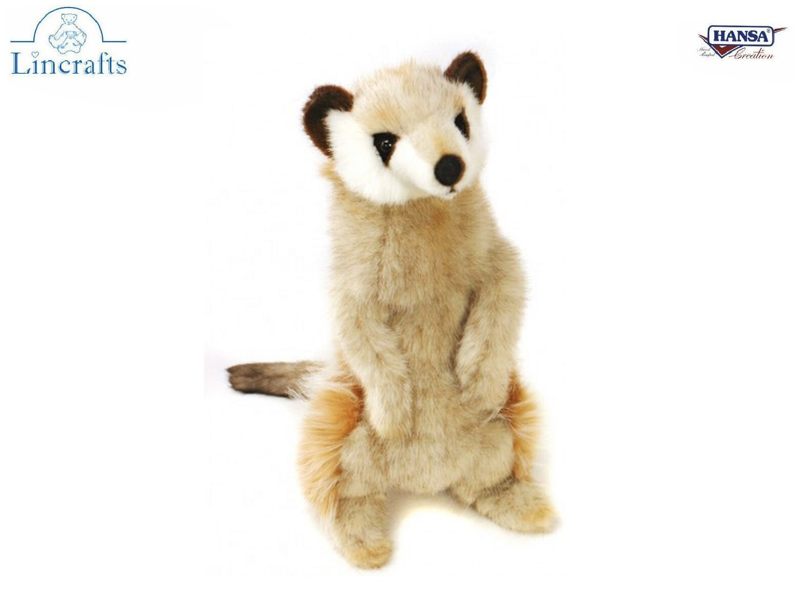 Hansa Meerkat 4576 Soft Toy Wild Animal Sold by Lincrafts UK Est.1993