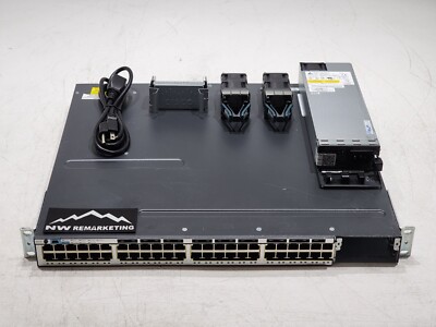 CISCO WS-C3750X-48T-L 48-port Switch 10/100/1000 ETH, AC Power