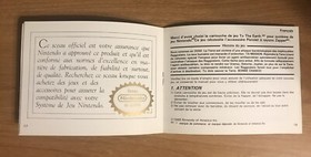 To The Earth - Nintendo NES - Instruction Manual Booklet Only