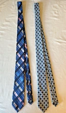Perry Ellis Portfolio Neck Ties Classic Length and Width Lot Of 2