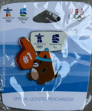 2010 VANCOUVER OLYMPIC PIN MASCOTS MUK MUK #1...
