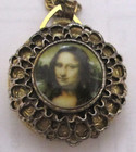 Vintage Marcel 1 Jewel Mechanical Pendant Watch, Mona Lisa Gold Tone Case, Runs! — photo 1