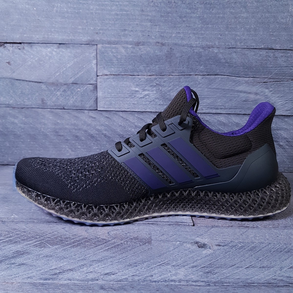 ADIDAS Rich Mnisi x Ultra 4D Pride Running Shoes Mens 14 Black Purple