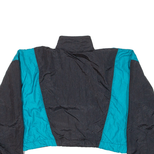 LEZAN Cropped Girls Pullover Jacket Black Colourblock M - Picture 4 of 6