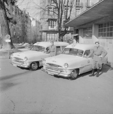Ambulance Canton Vaud Ambulance Canton Vaud 1958 Old Historic Photo