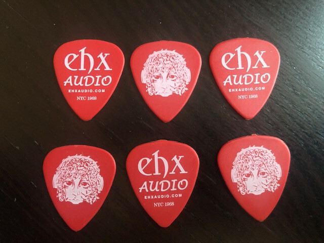 EHX AUDIO RAMS HEAD NEW YORK Guitar Picks 6pc Custom Manufactures Set