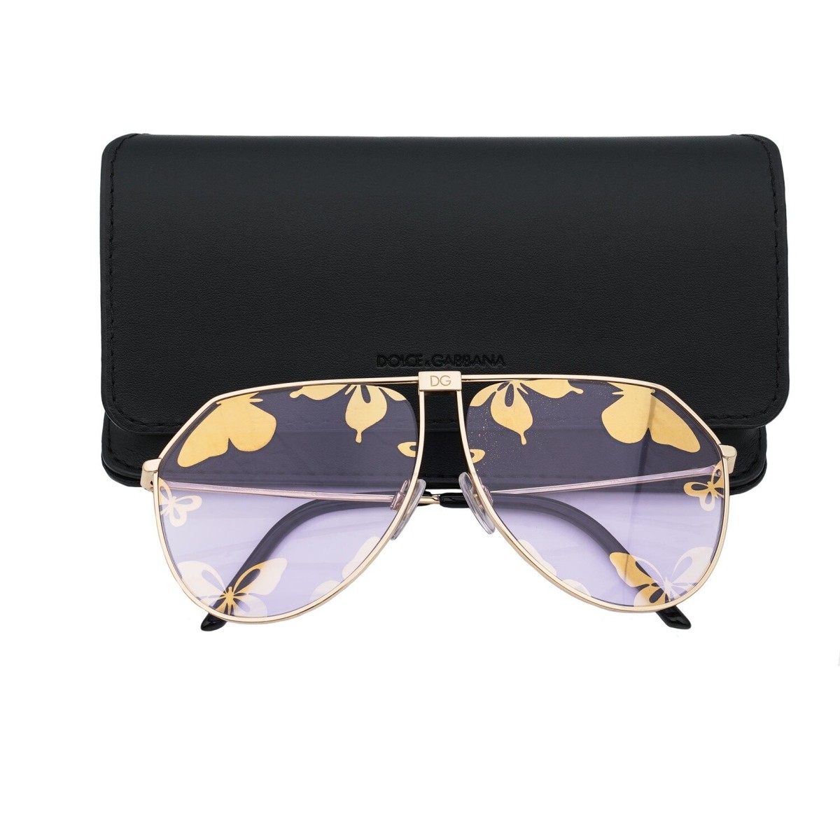 Dolce & Gabbana Unisex Aviator Sunglasses Silver/Gold Dolce&Gabbana UNISEX - Sunglasses - silver/gold / dark grey  main image 4