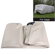 Vinyl Tent 14 mil Heavy Duty PVC Canopy Tarp WHITE Car Boat Cover Movie Screen P
