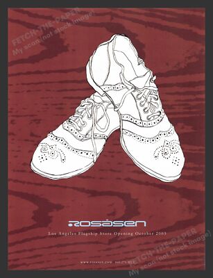 Rosasen Shoes L.A. Illustration 2000s Print Advertisement 2003