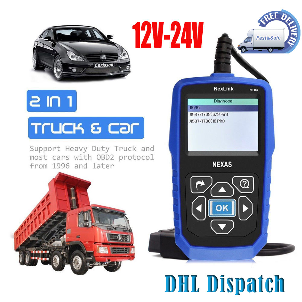 NEXAS NL102 Heavy Duty Diesel Truck Car Diagnostic Scanner Tool OBD2