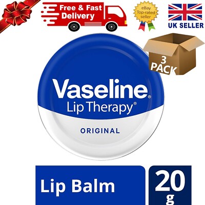 Vaseline Lip Therapy Original Dose, 20g - 3er Pack