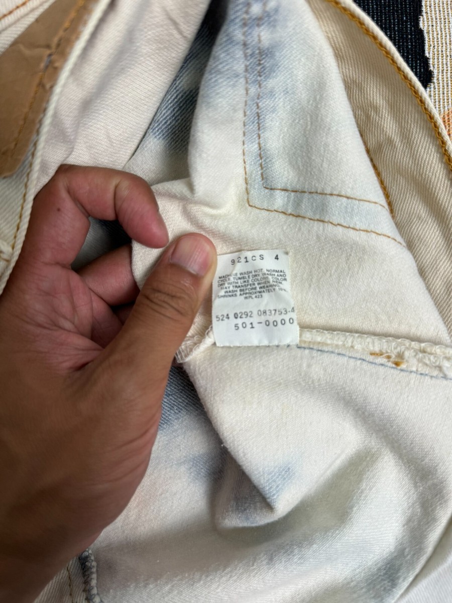 ✸90's✸リーバイス✸501✸アメリカ製✸ブリーチ✸オリジナルレングス✸ Vintage Levis 501 Rindem 524 Buttonfly Bleach Jeans | eBay