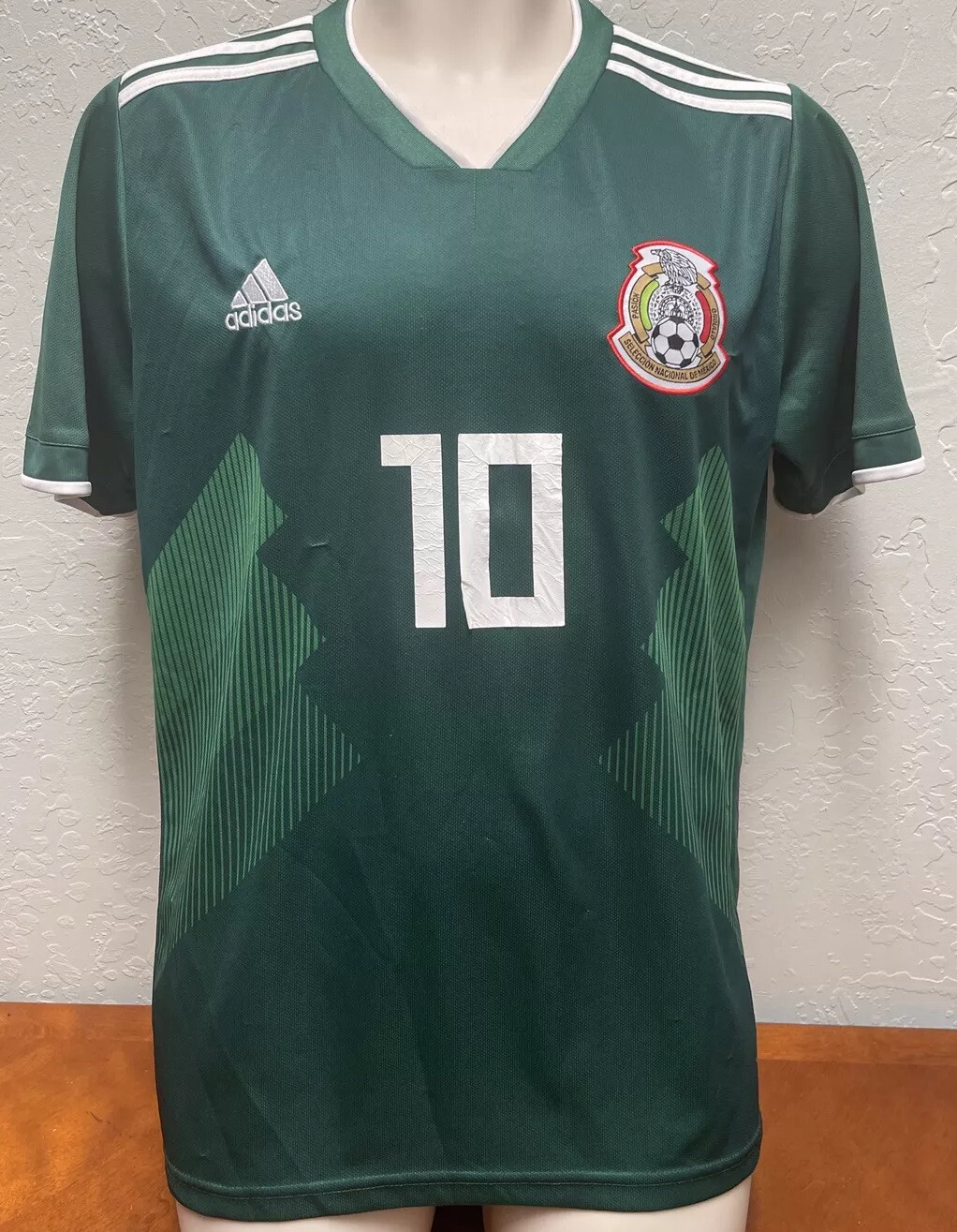 Mexico National Team El Tri Adidas Jersey C. BLANCO #10 Size Small?? Medium??