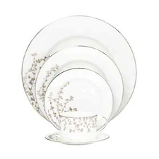 Lenox China Kate Spade Gardner Street Platinum Five Piece Place Setting - N/O