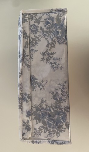 New Rachel Ashwell The Farmhouse Shabby Chic Sheet Set King White Blue Floral - Picture 7 of 12