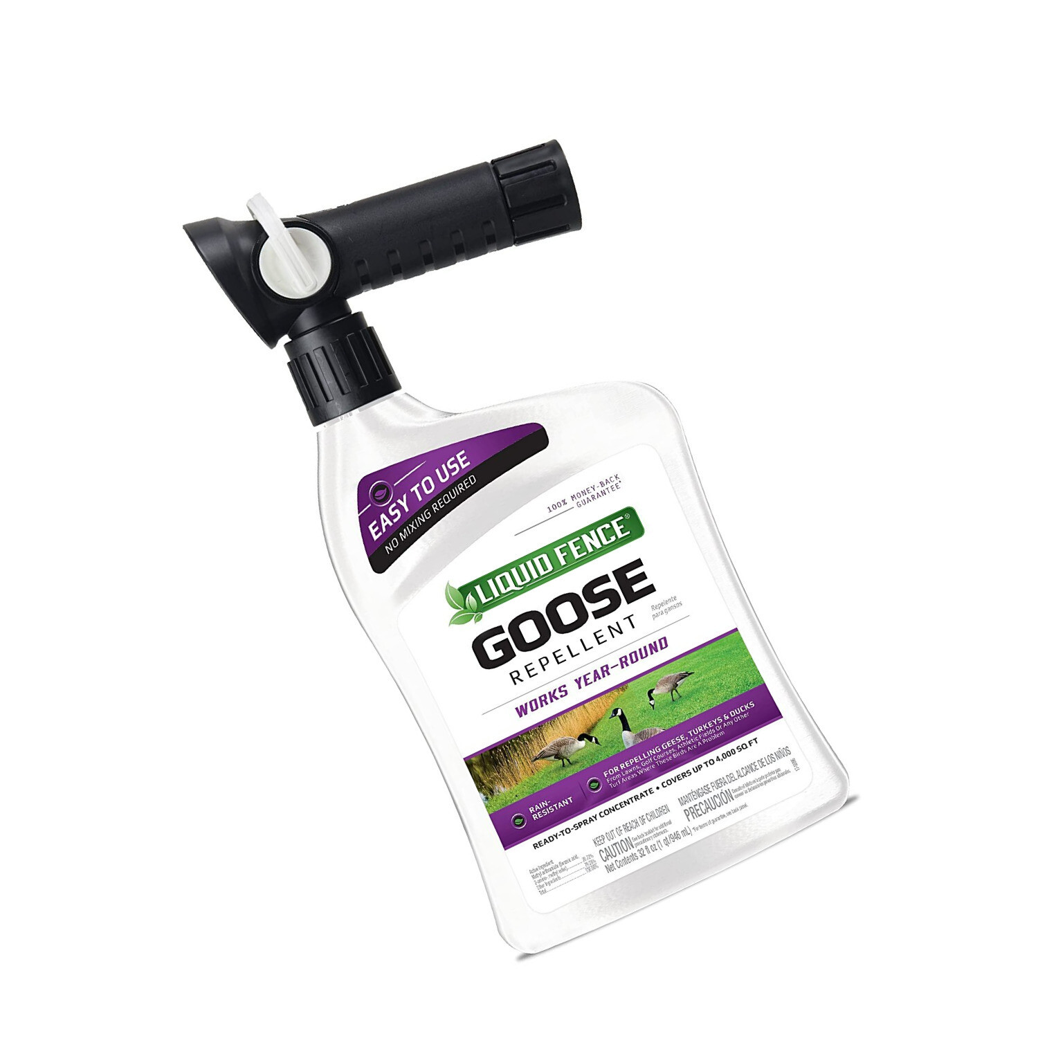 Liquid Fence Ready to Use Concentrate 32 ounce Goose Repellent Spray eBay