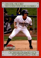 2010 Midwest League All-Stars #10 Scooter Gennett Sarasota Florida FL Card