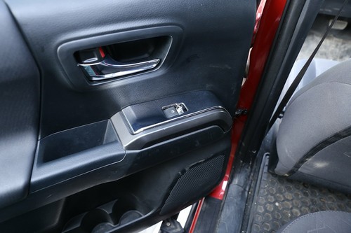 2*Chrome ABS Rear Door Window Lift Switch Button Cover For Toy@ta Tacoma 2016-20 - Foto 8 di 10