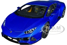LAMBORGHINI HURACAN EVO BLU NETHUNS BLUE 1/18 MODEL CAR BY AUTOART 79212