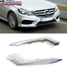 Pair Front Bumper Chrome Trim Molding For 2014 Mercedes-Benz W212 E-Class E350