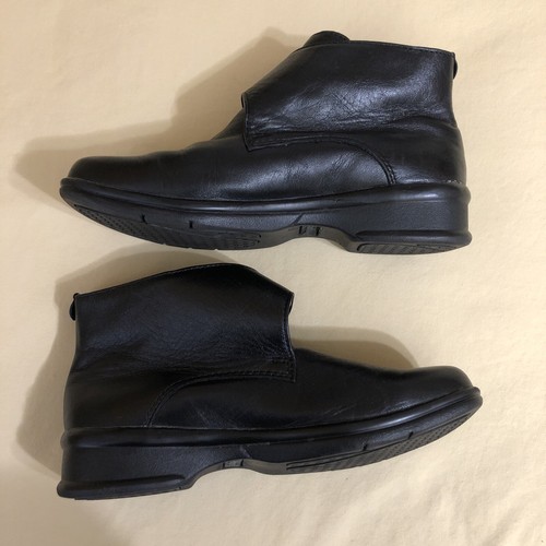 Botas al tobillo Propet Ava para mujer 6,5 negras W2069 cuero correa ajustable - Imagen 3 de 12