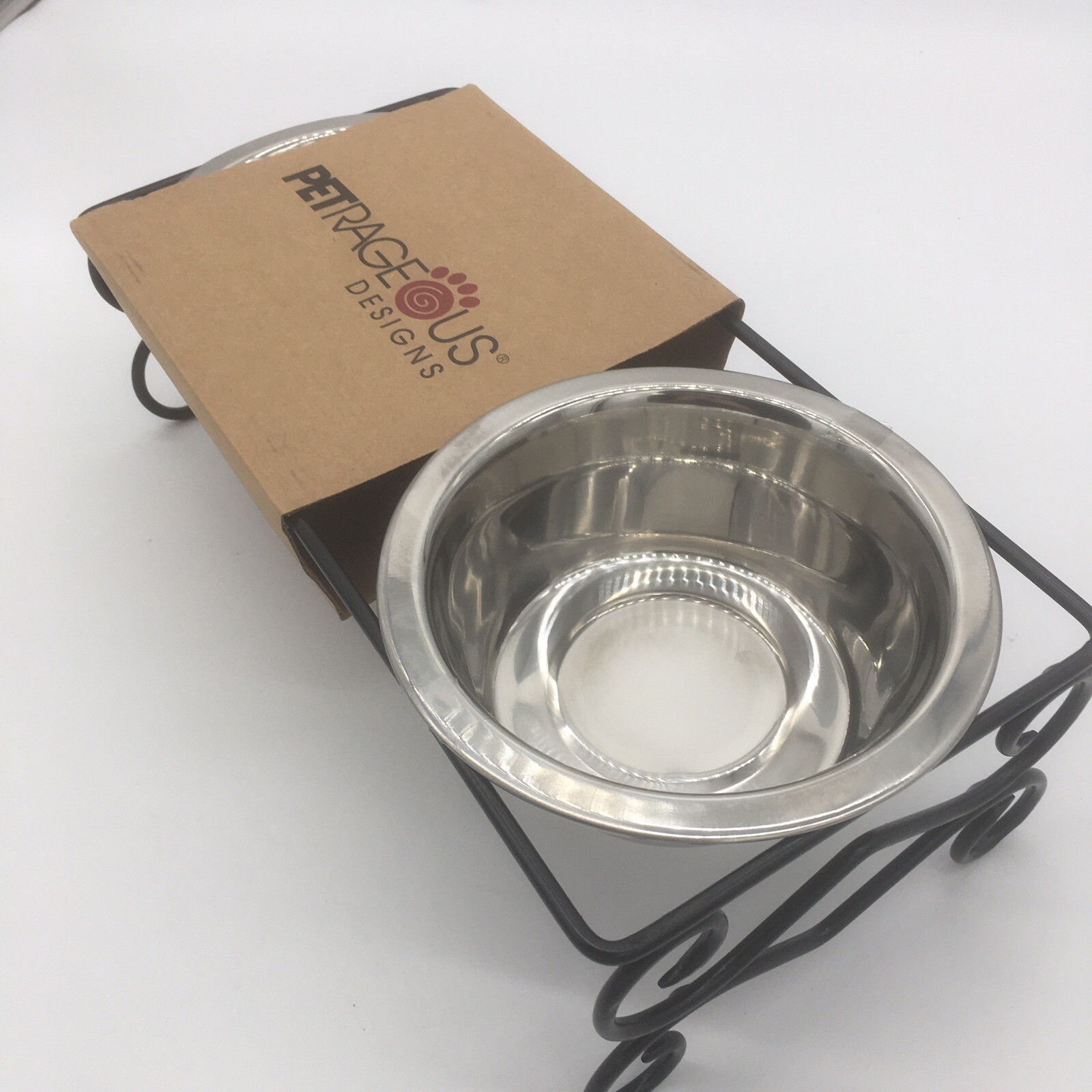 Water Stand Metal Bowls