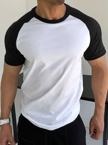 Summer Daily Street Herren T-Shirt Outdoor Sport locker bequem Herren T-Shirt - Bild 15 von 37
