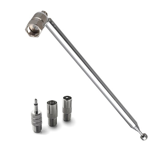 FM Radio Male F Type Telescopic Aerial Antenna 3.5mm Adapter for Bose Wave - Zdjęcie 5 z 10