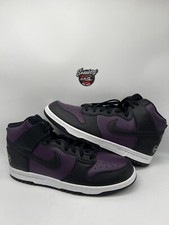 Nike x Fragment Dunk High Beijing Purple Eggplant Black