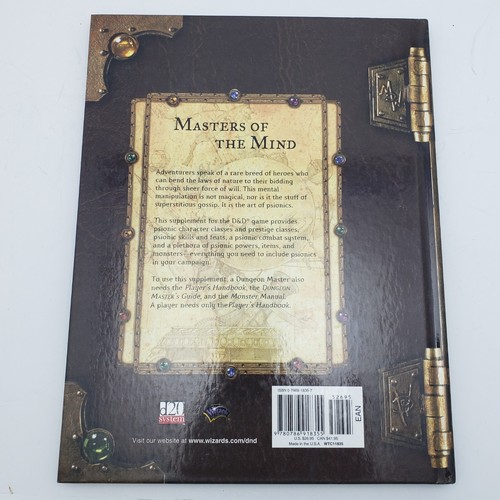 Psionics Handbook Dungeons & Dragons 3/3.5 Edition WOTC - Bild 9 von 13