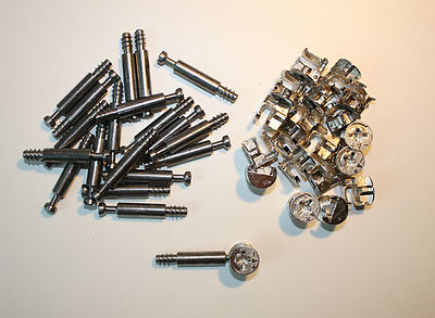 8x Exzenter Verbinder ø35mm - Möbelverbinder Schrankverbinder Mit Innensechskant 6mm