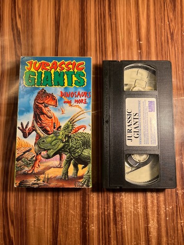 Jurassic Giants VHS 1994 Dinosaurs And More Reptiles Mammals Smithsonian Vintage - Picture 10 of 11