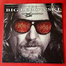 2011 dude BIG LEBOWSKI wall calendar--jeff bridges coen brothers-NOS sealed NEW 