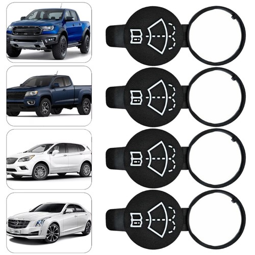 4x Windshield Wiper Washer Fluid Reservoir Bottle Cap Cover 13227300 For Chevy - Picture 2 of 12
